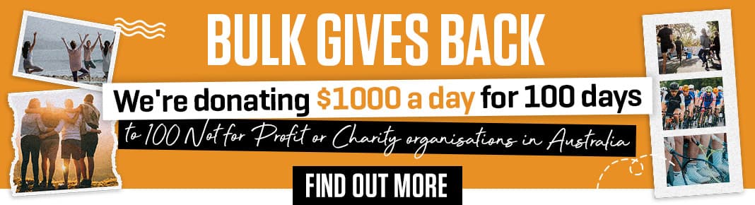 We're donating $1000 a day for 100 days to 100 Not for Profit or Charity organisations in Australia